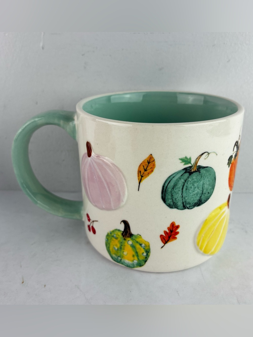 Bluebird and Willow Funky Pumpkins Mug